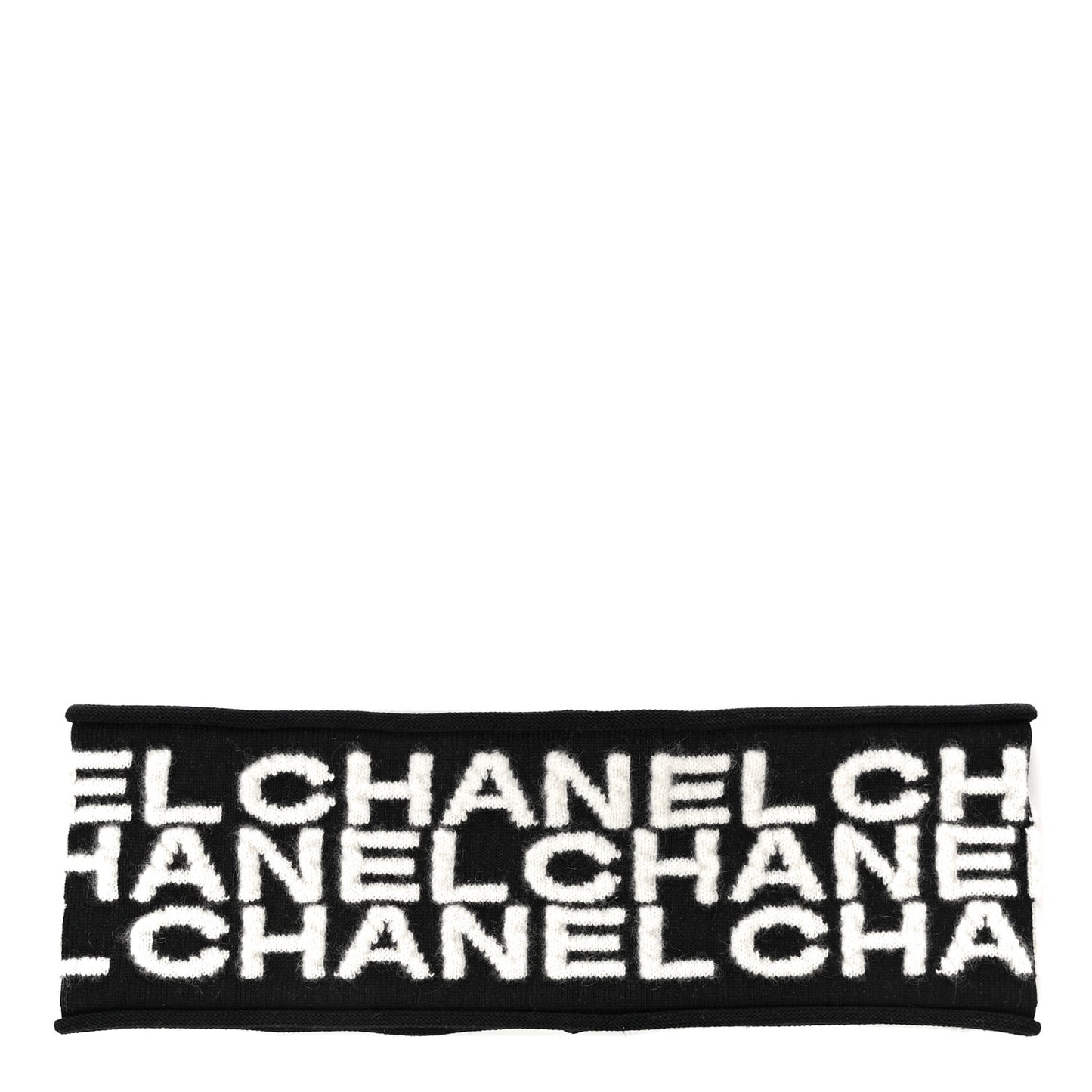 Cashmere Logo Headband Black White