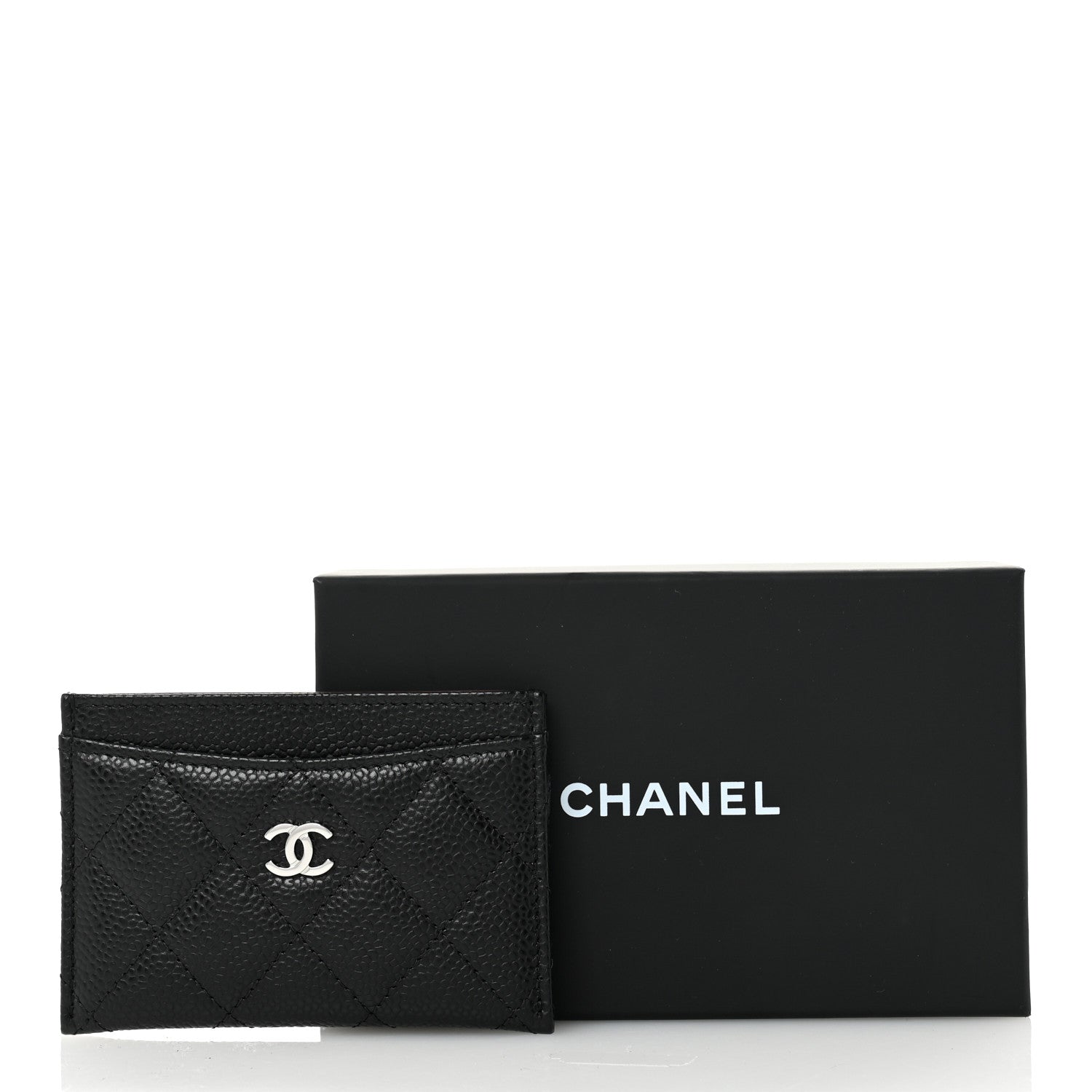 Chanel Caviar Quilted Card Holder Black 8 of 9