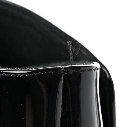 Saint Laurent Patent Clementi Ankle Zip Boot 39 Black 21 of 21