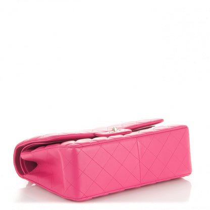 Chanel Lambskin Quilted Jumbo Double Flap Fuchsia 4 of 7