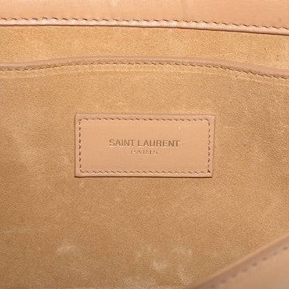 Saint Laurent Calfskin Medium Babylone 2 Chain Bag Light Beige 6 of 8