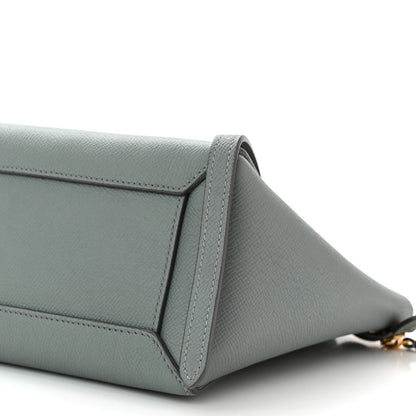 Celine Grained Calfskin Nano Belt Bag Storm 10 of 10