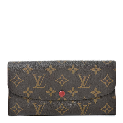 Louis Vuitton Monogram Emilie Wallet Fuchsia 1 of 11