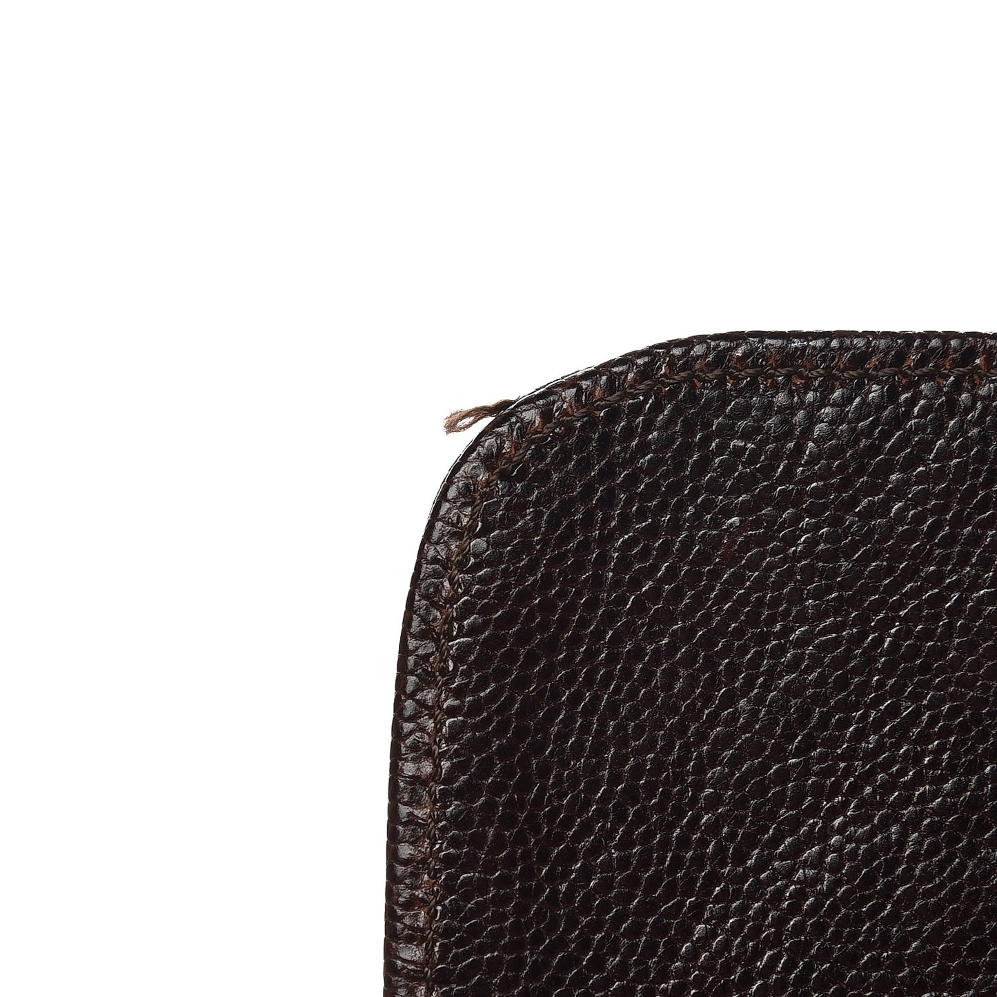 Caviar Quilted Mademoiselle Satchel Brown