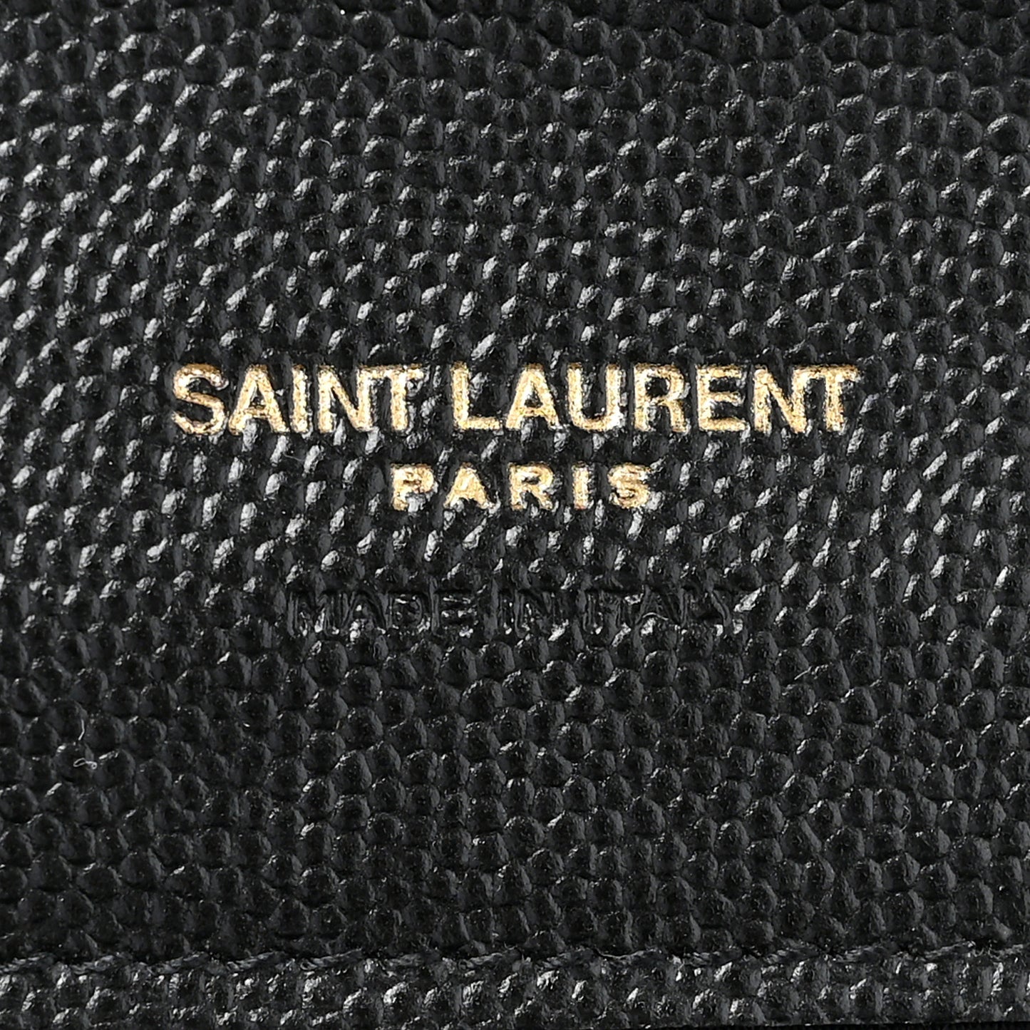 Grain De Poudre Matelasse Chevron Monogram Envelope Clutch Black