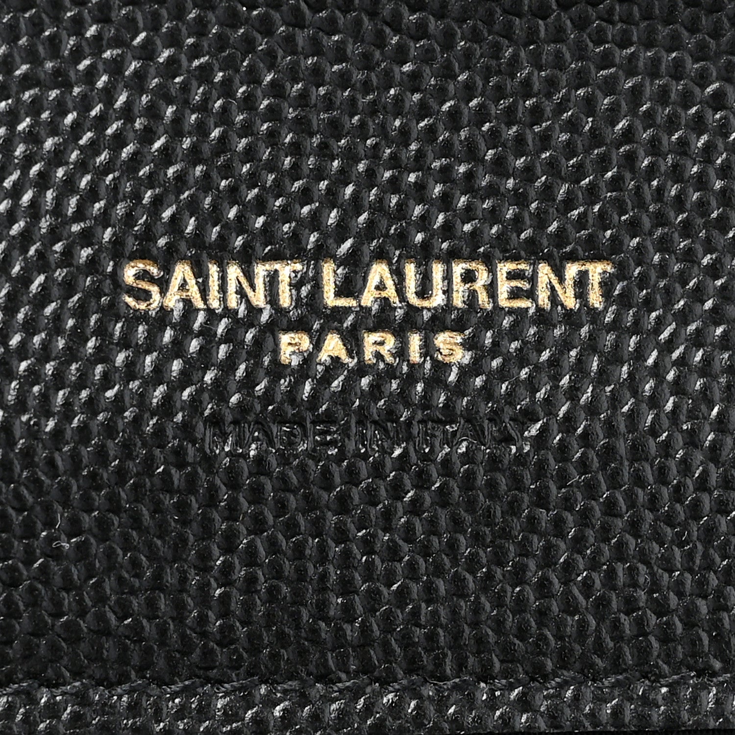 Saint Laurent Grain De Poudre Matelasse Chevron Monogram Envelope Clutch Black 6 of 15