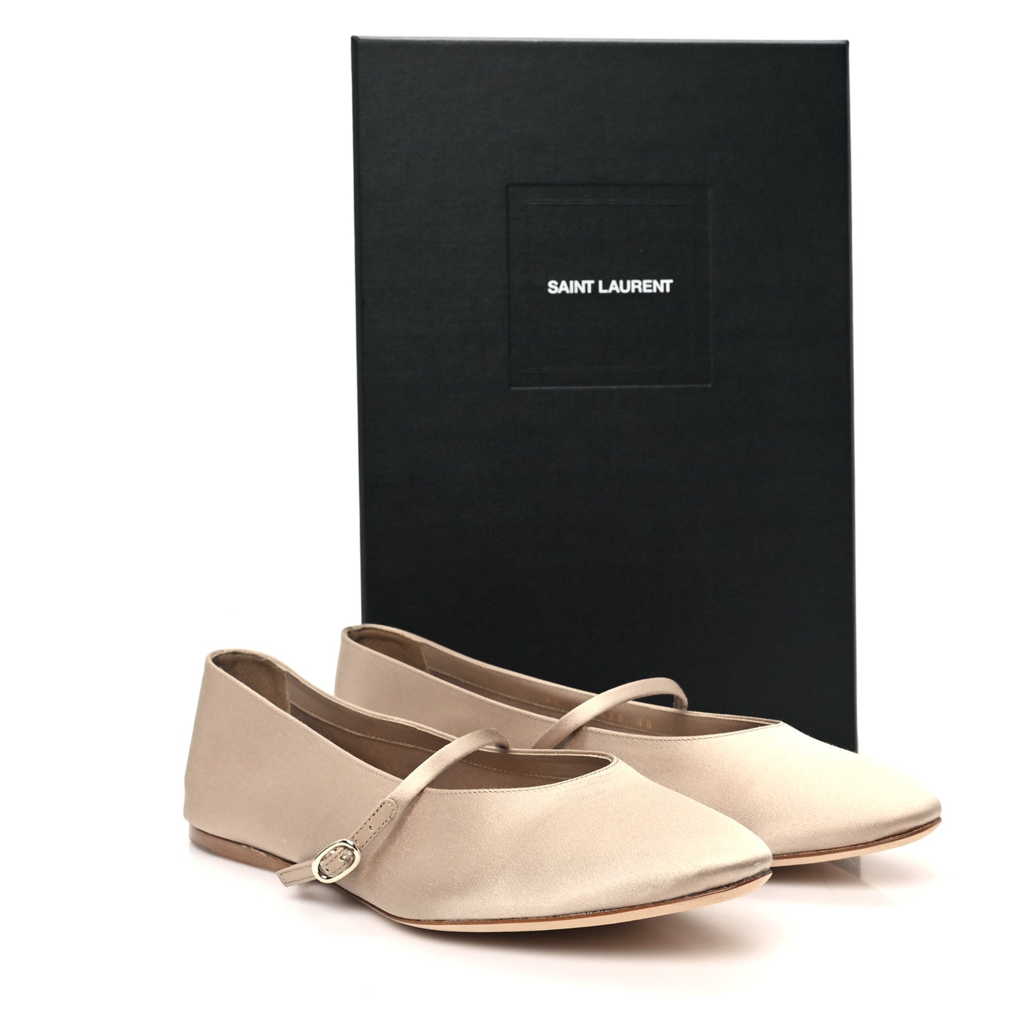 Satin Gio Ballet Flats 40 Partridge Pink
