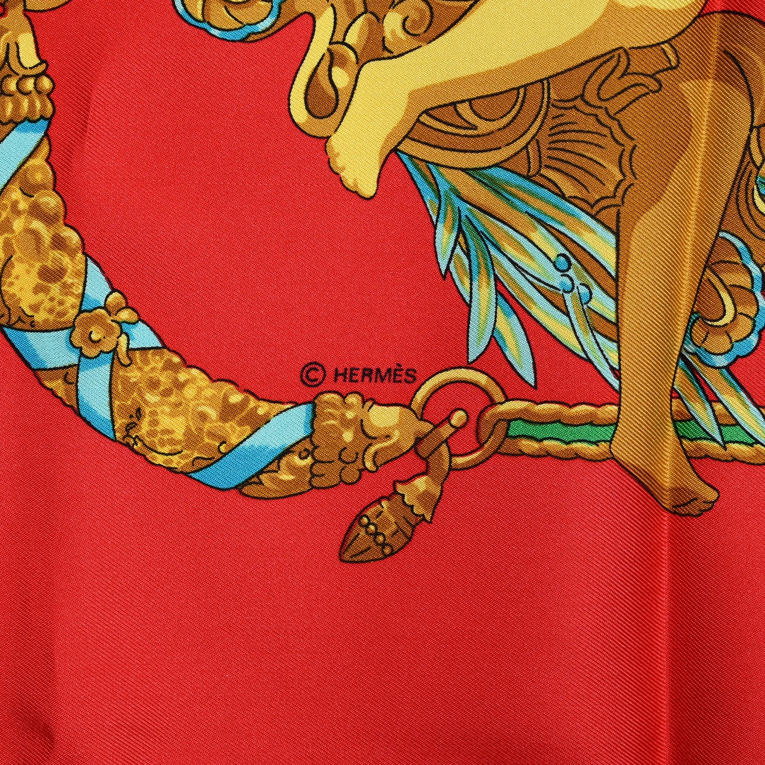 Hermes Silk Hommage A Charles Garnier Architecte De L'Opera De Paris Scarf 90 5 of 6