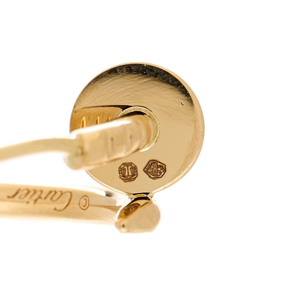 Cartier 18K Yellow Gold Juste Un Clou Hoop Earrings 4 of 6