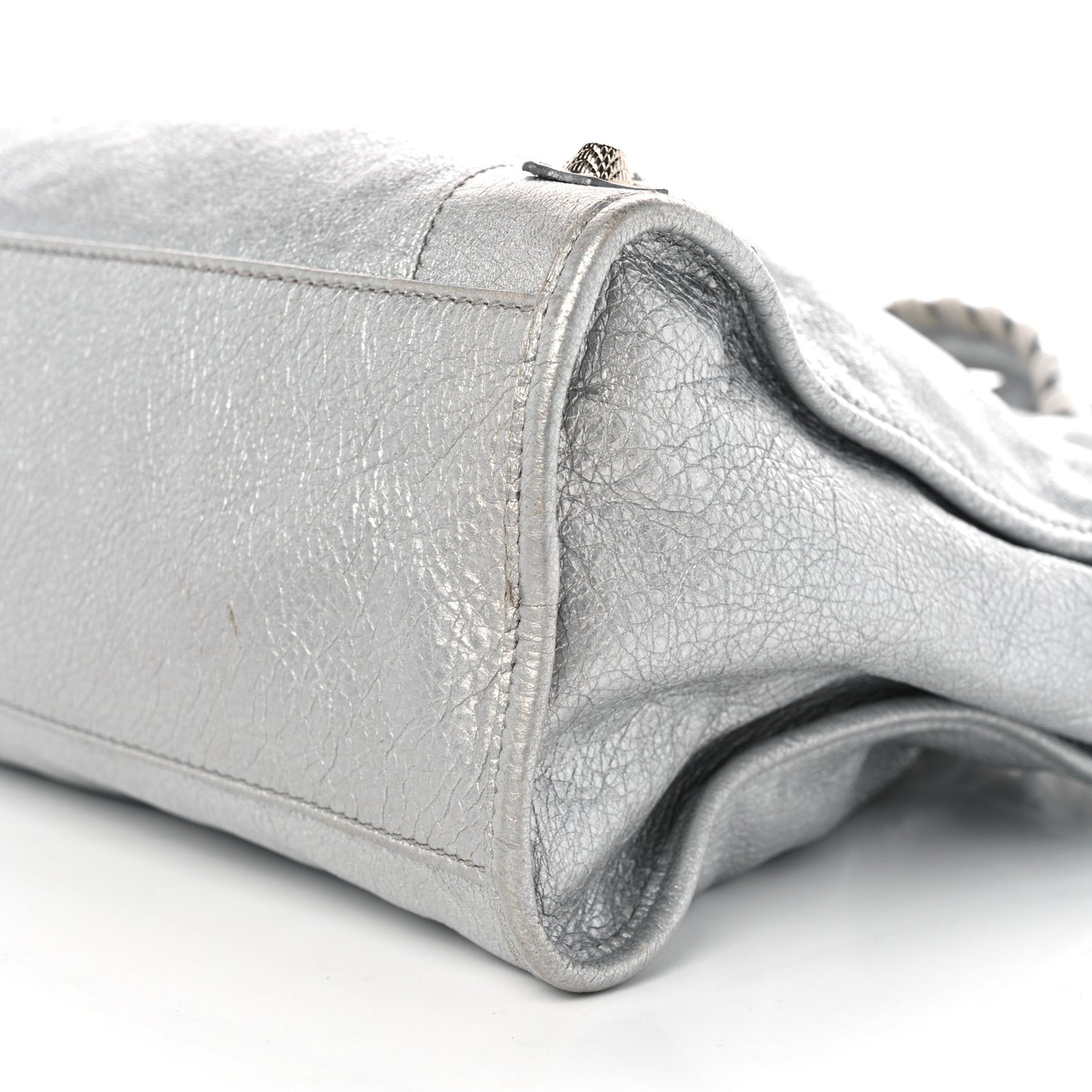 Metallic Agneau Giant 12 Silver Hardware City Gris Aluminum