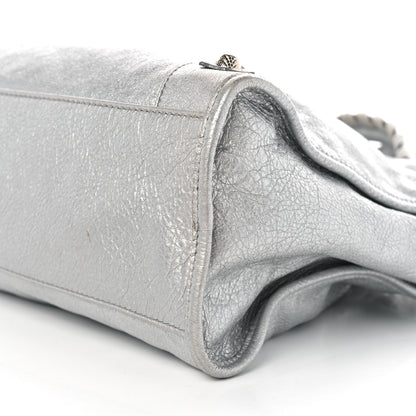 Balenciaga Metallic Agneau Giant 12 Silver Hardware City Gris Aluminum 11 of 11
