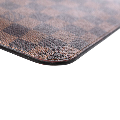 Louis Vuitton Damier Ebene Neverfull MM GM Pochette Rose Ballerine 13 of 15