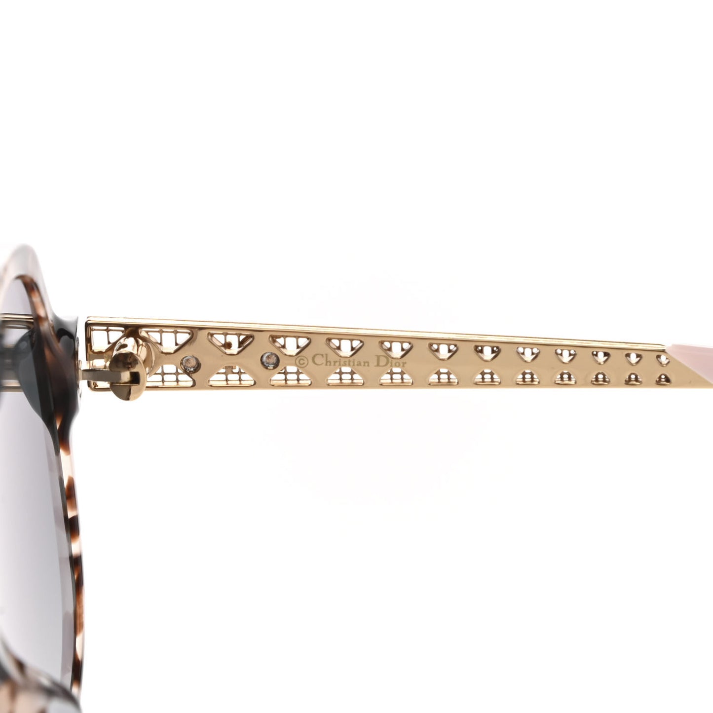Acetate Diorama 8F Sunglasses Tortoise Pink Gold