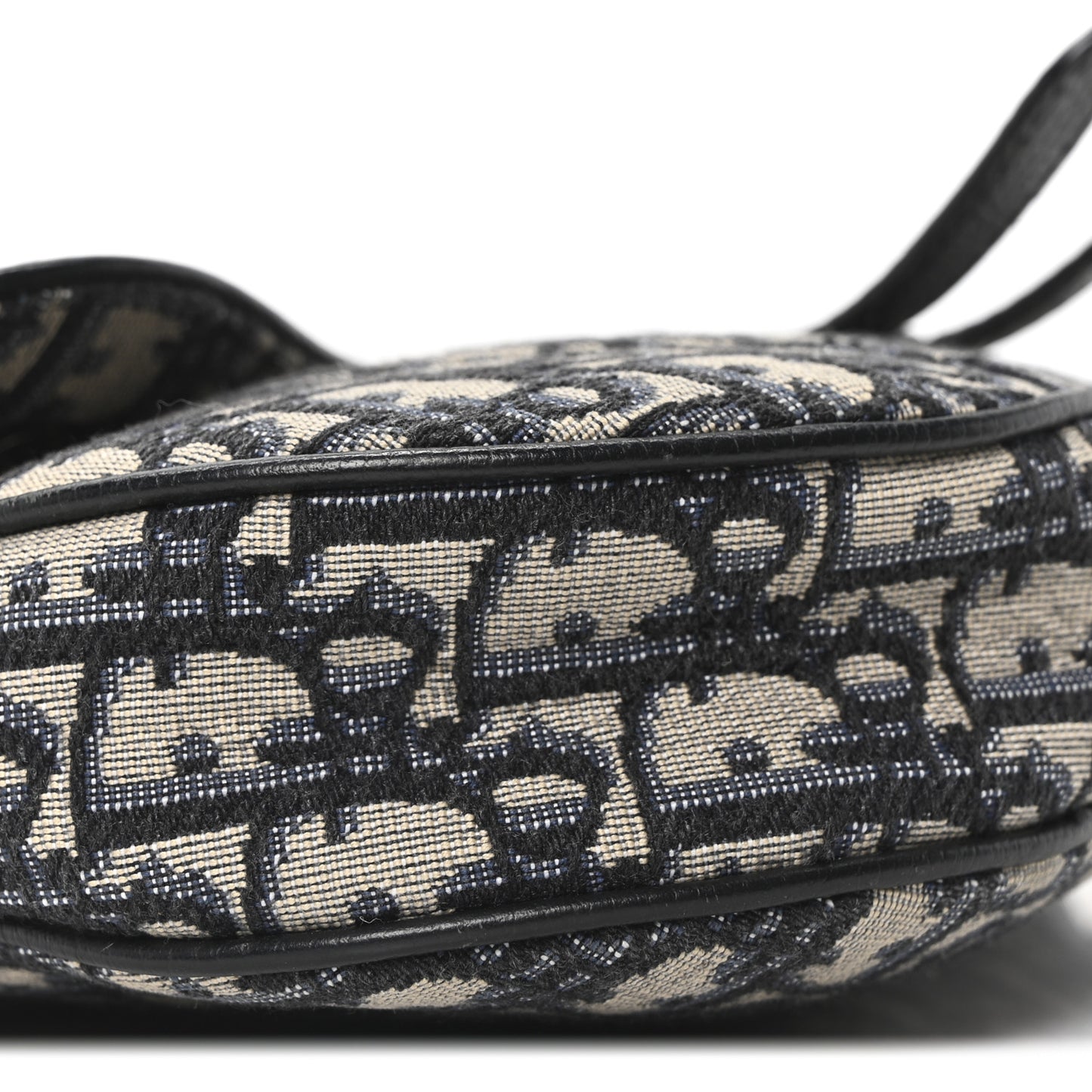 Oblique Mens Saddle Bag Blue
