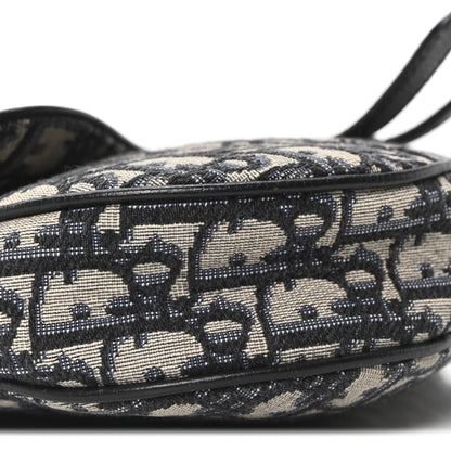 Christian Dior Oblique Mens Saddle Bag Blue 9 of 10