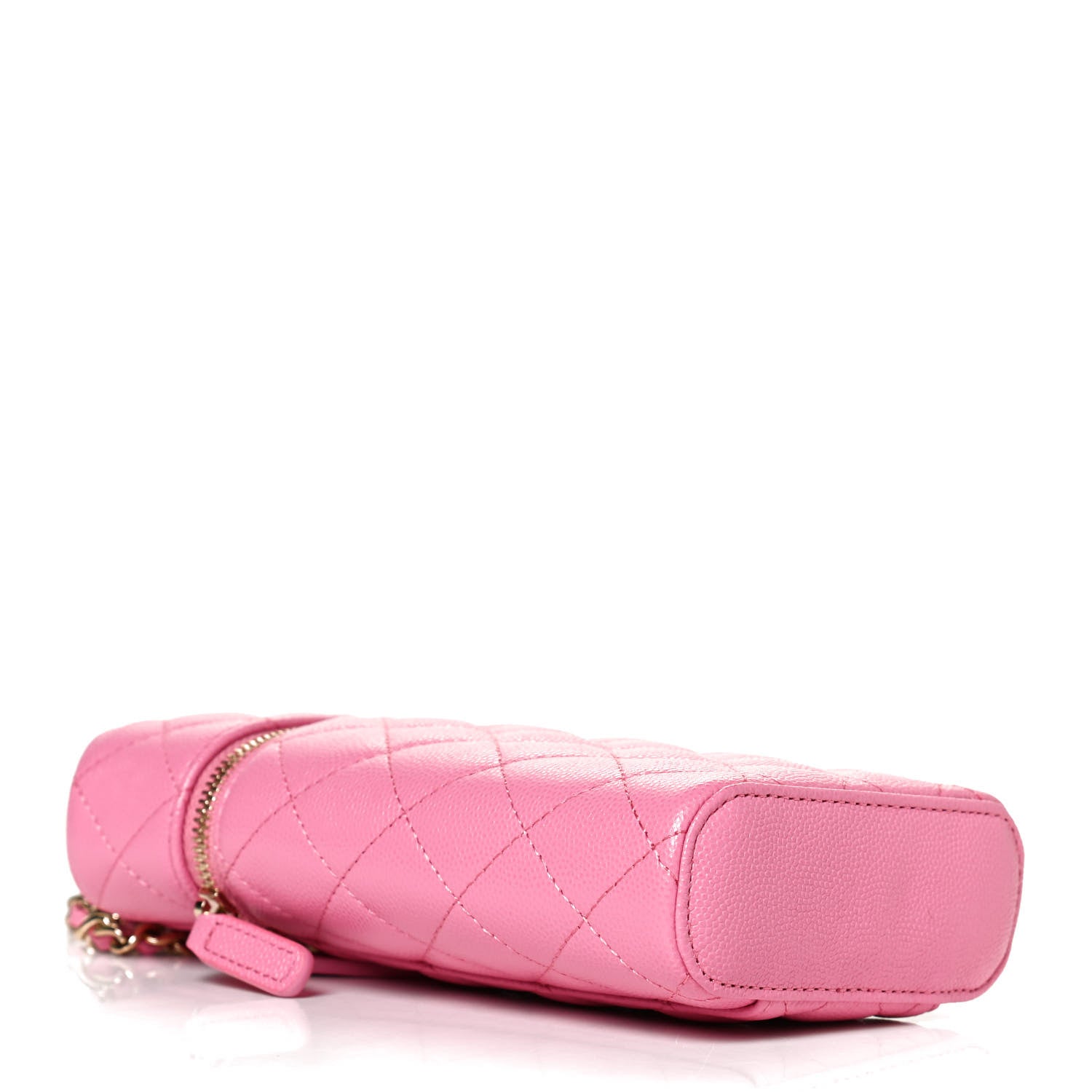 Chanel Caviar Quilted Phone Holder With Chain Pink 4 of 11