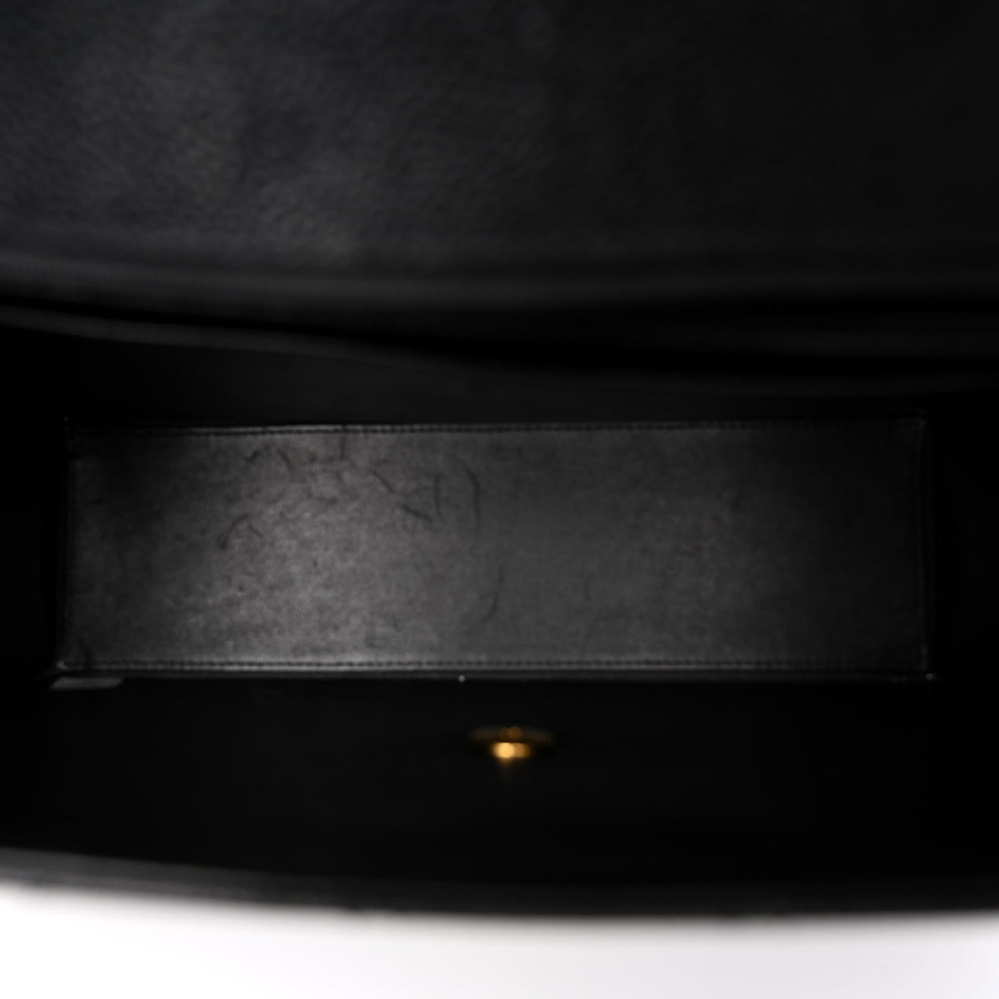 Caviar Stitch Jumbo Single Flap Black