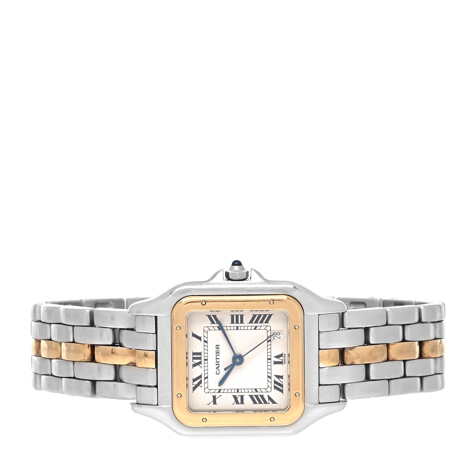 Cartier Stainless Steel 18K Yellow Gold 27mm Panthere Quartz Watch 2 of 4