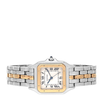 Cartier Stainless Steel 18K Yellow Gold 27mm Panthere Quartz Watch 2 of 4
