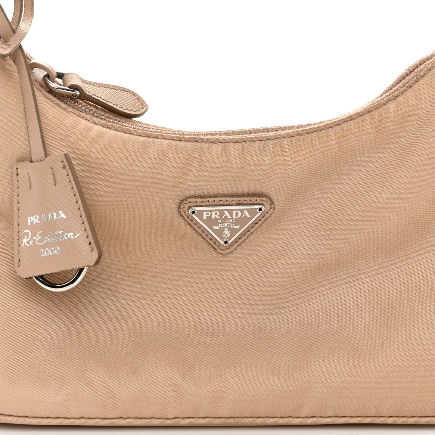 Tessuto Nylon Mini Re-Edition 2000 Bag Cammeo