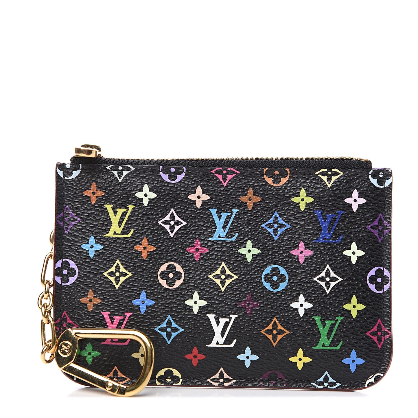 Monogram Multicolor Key Pouch Black Grenade