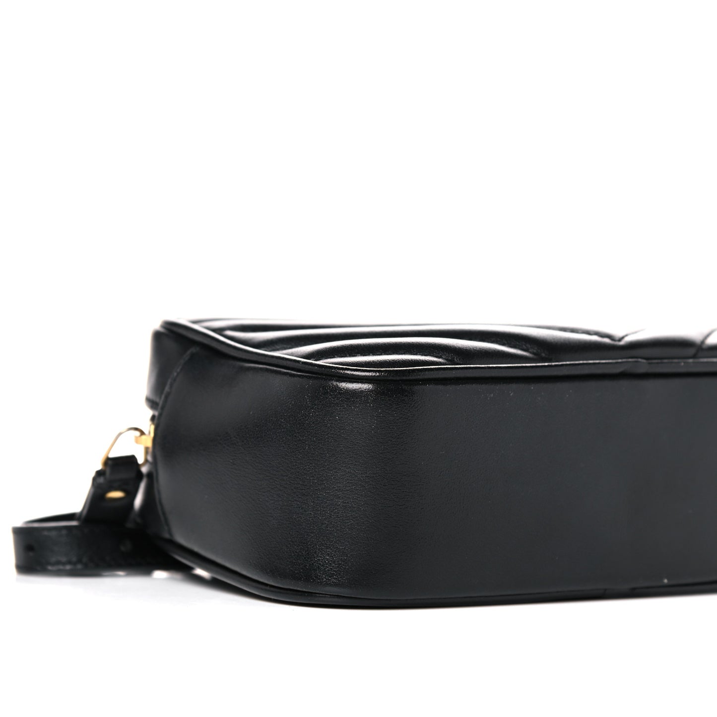 Calfskin Matelasse Monogram Lou Belt Bag Black