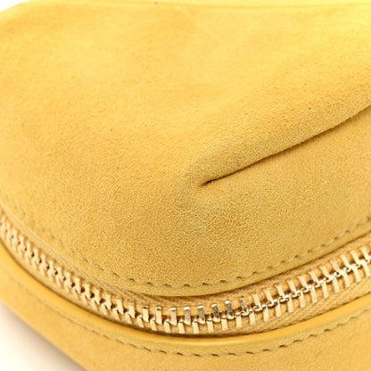 Saint Laurent Suede Lambskin Jaime Cube Charm Keychain Sunflower 14 of 14