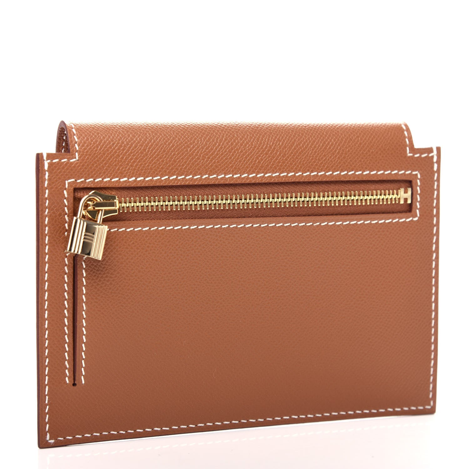 Hermes Epsom Kelly Pocket Compact Wallet Gold 3 of 7