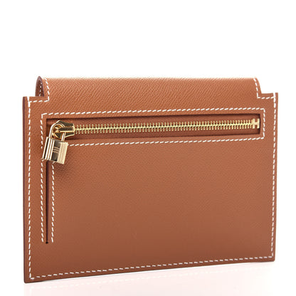 Hermes Epsom Kelly Pocket Compact Wallet Gold 3 of 7