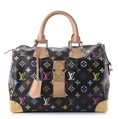 Louis Vuitton Monogram Multicolor Speedy 30 Black 1 of 9