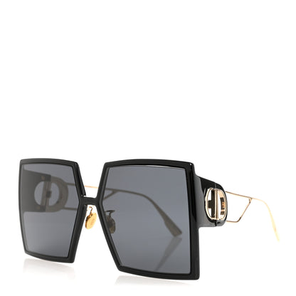 Christian Dior Acetate Square 30 Montaigne Sunglasses Black 1 of 14