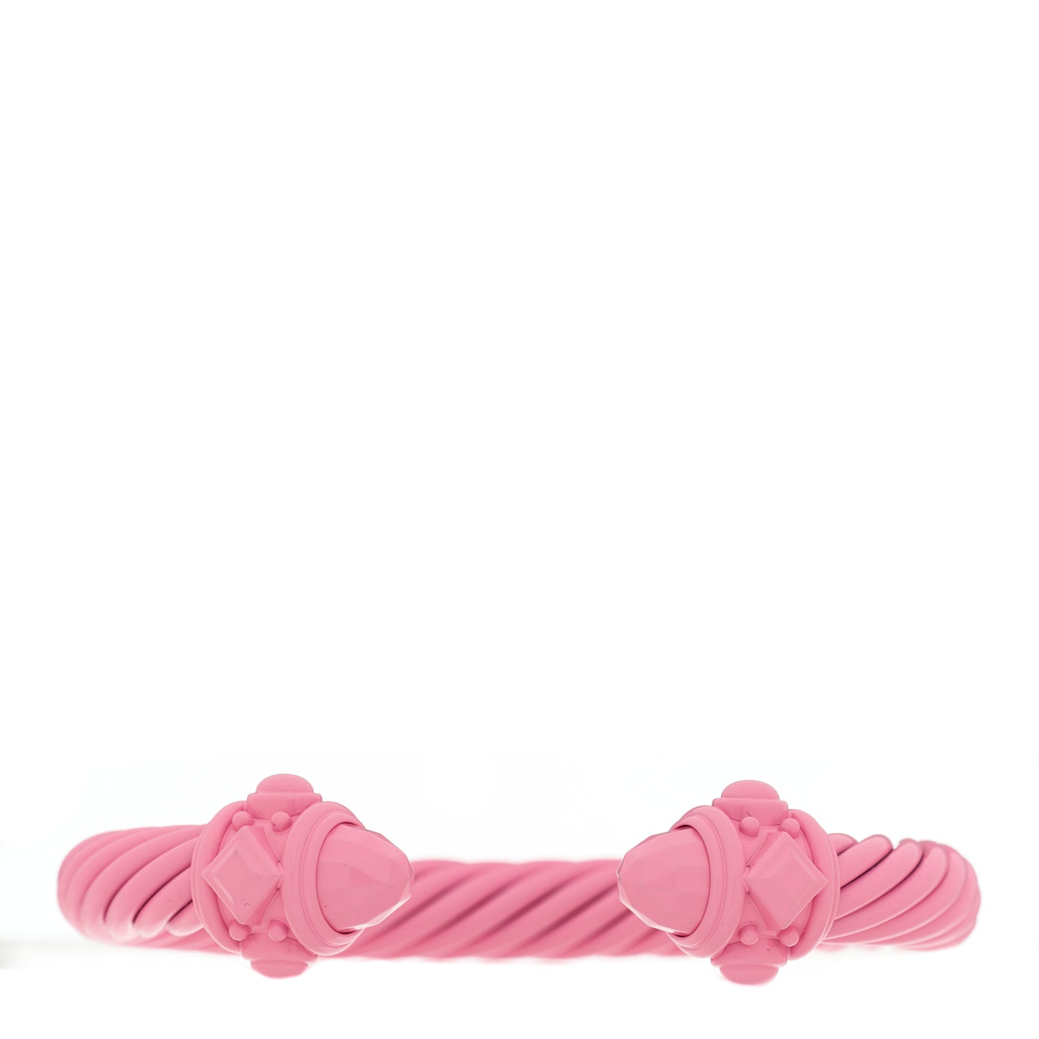 David Yurman Aluminum 10mm Renaissance Bracelet Pink 1 of 3