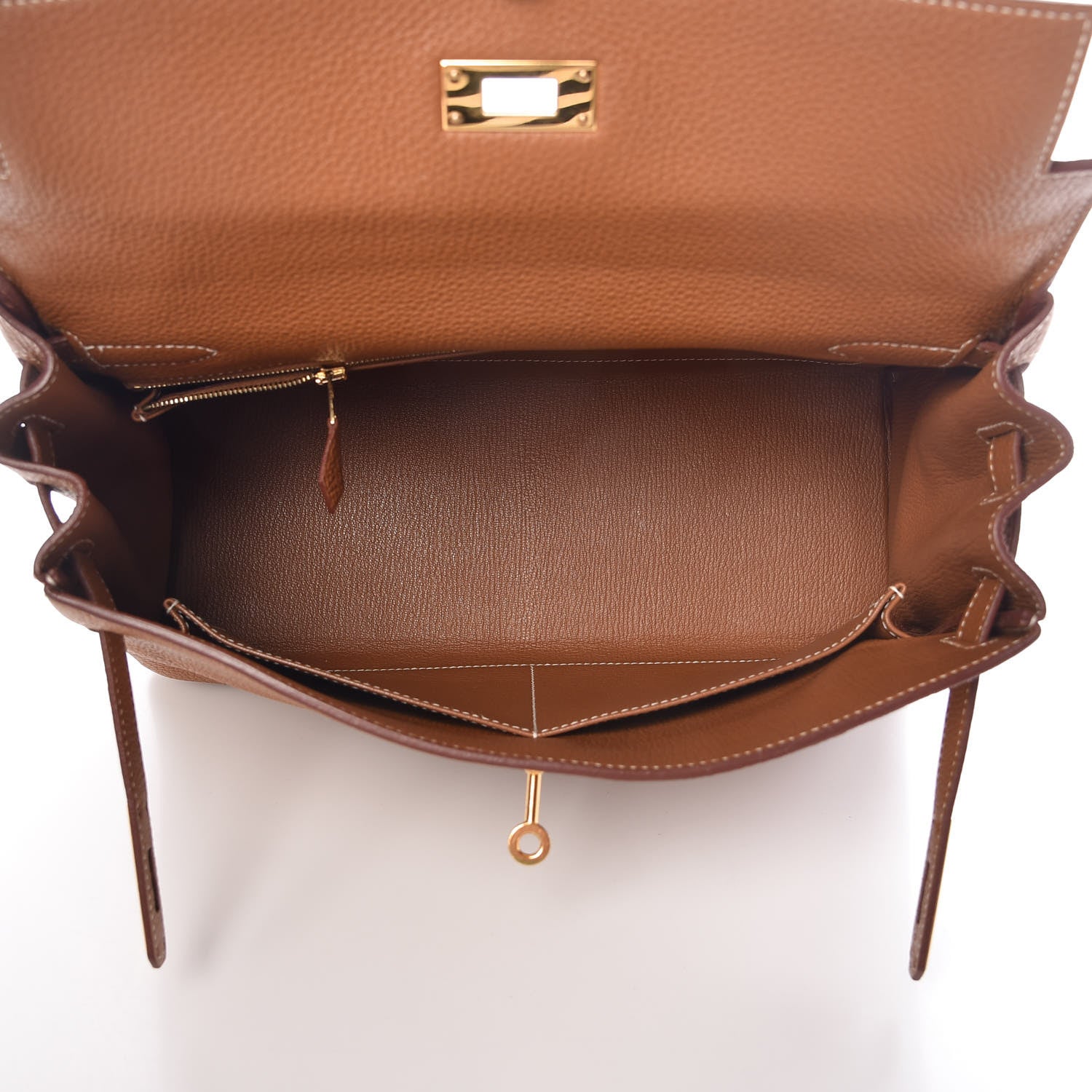 Hermes Togo Kelly Retourne 32 Gold 14 of 38