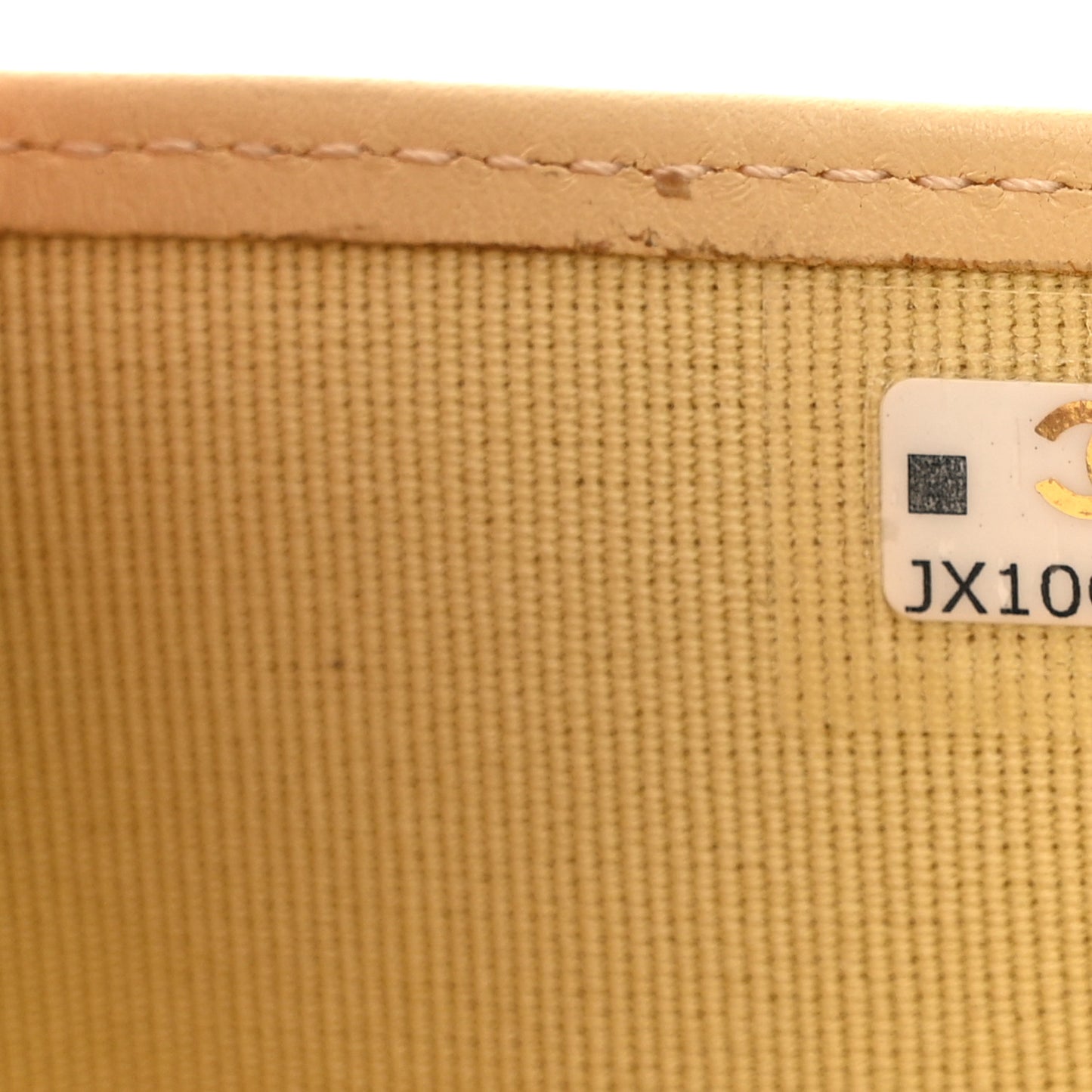 Caviar Quilted Compact Flap Wallet Yellow