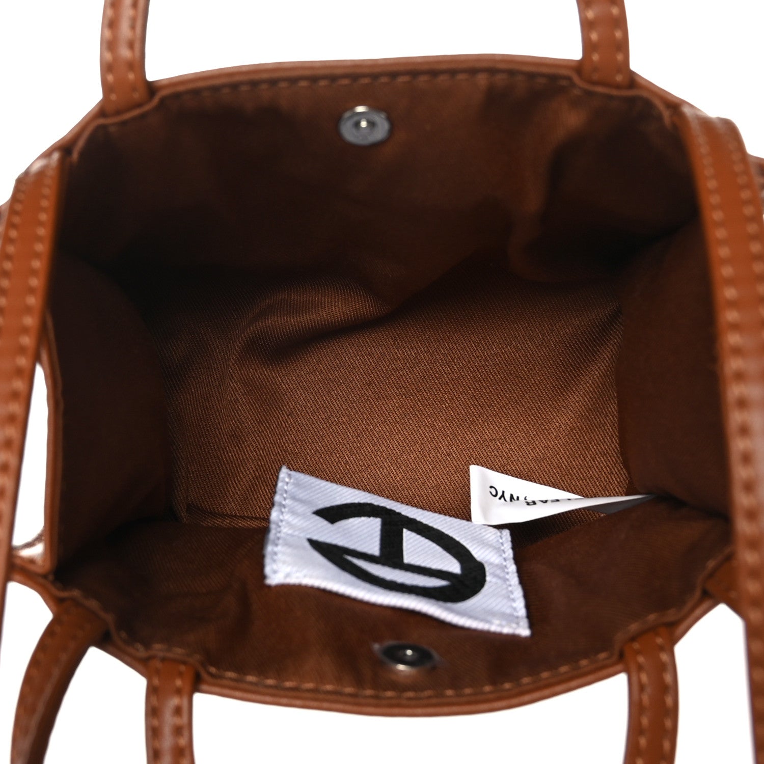 Telfar Vegan Leather Small Shopping Bag Tan 5 of 8