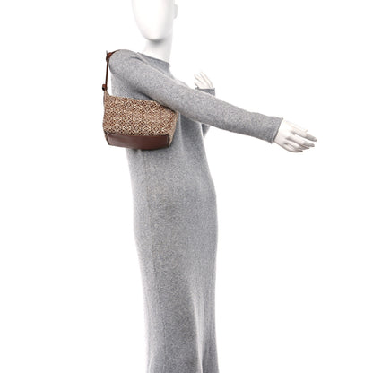 Loewe Jacquard Anagram Calfskin Small Cubi Bag Tan Pecan 2 of 10