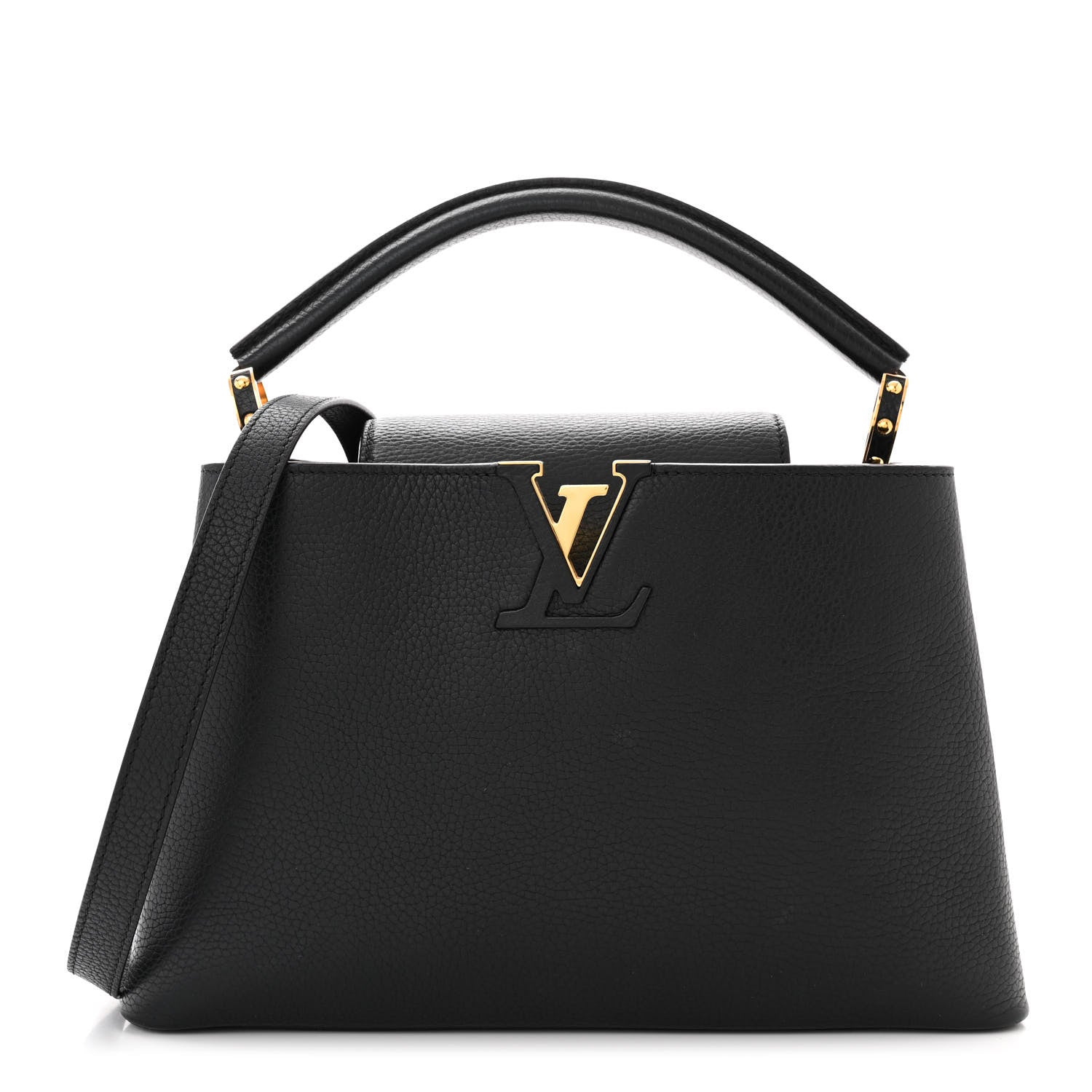 Louis Vuitton Taurillon Capucines PM Black 1 of 11