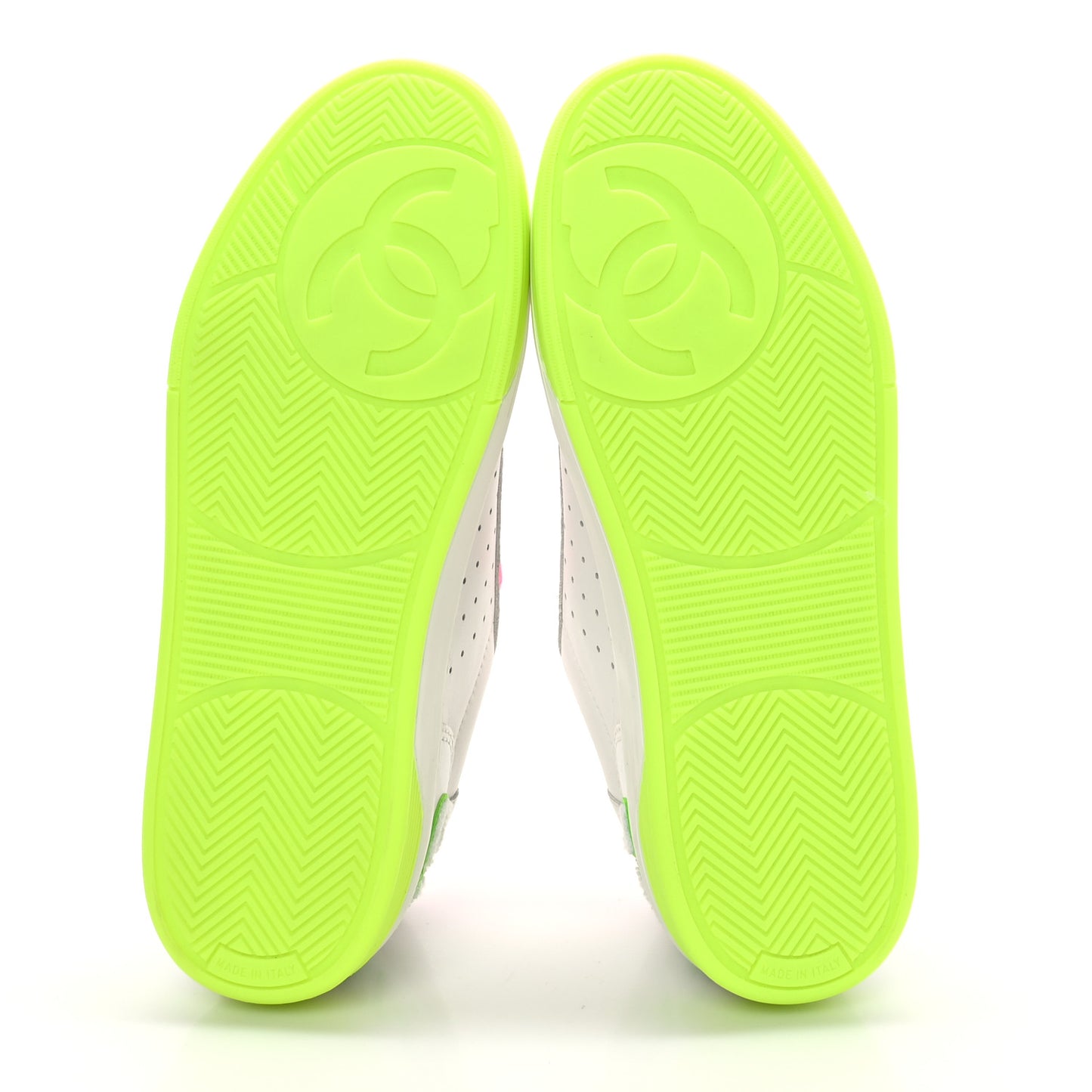 Calfskin Womens Logo Sneakers 39 Multicolor