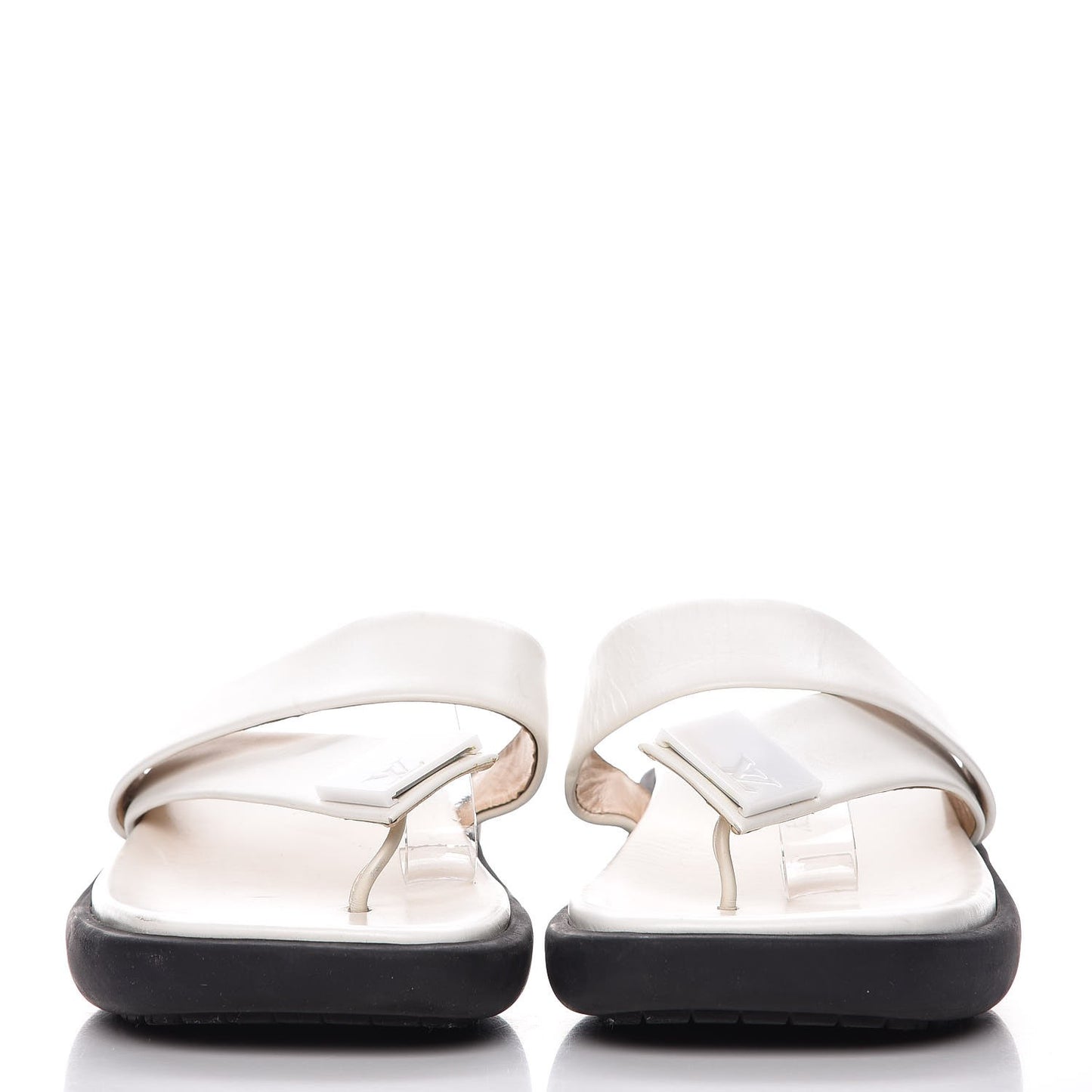 Calfskin Sandals 37 White