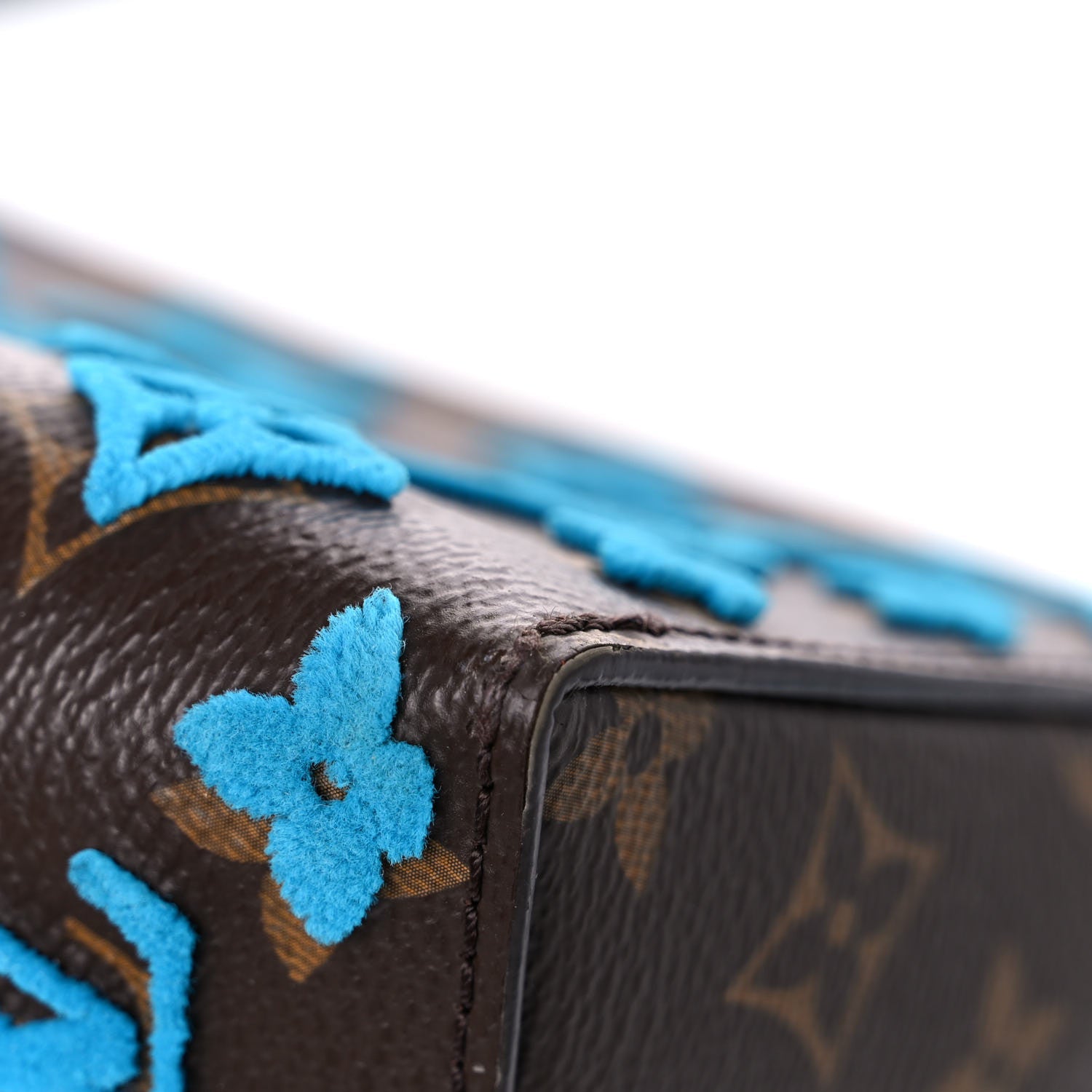 Louis Vuitton Monogram Tuffetage Triangle Messenger Turquoise 13 of 13