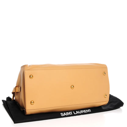 Saint Laurent Calfskin Large Classic Y Cabas Light Beige 4 of 7