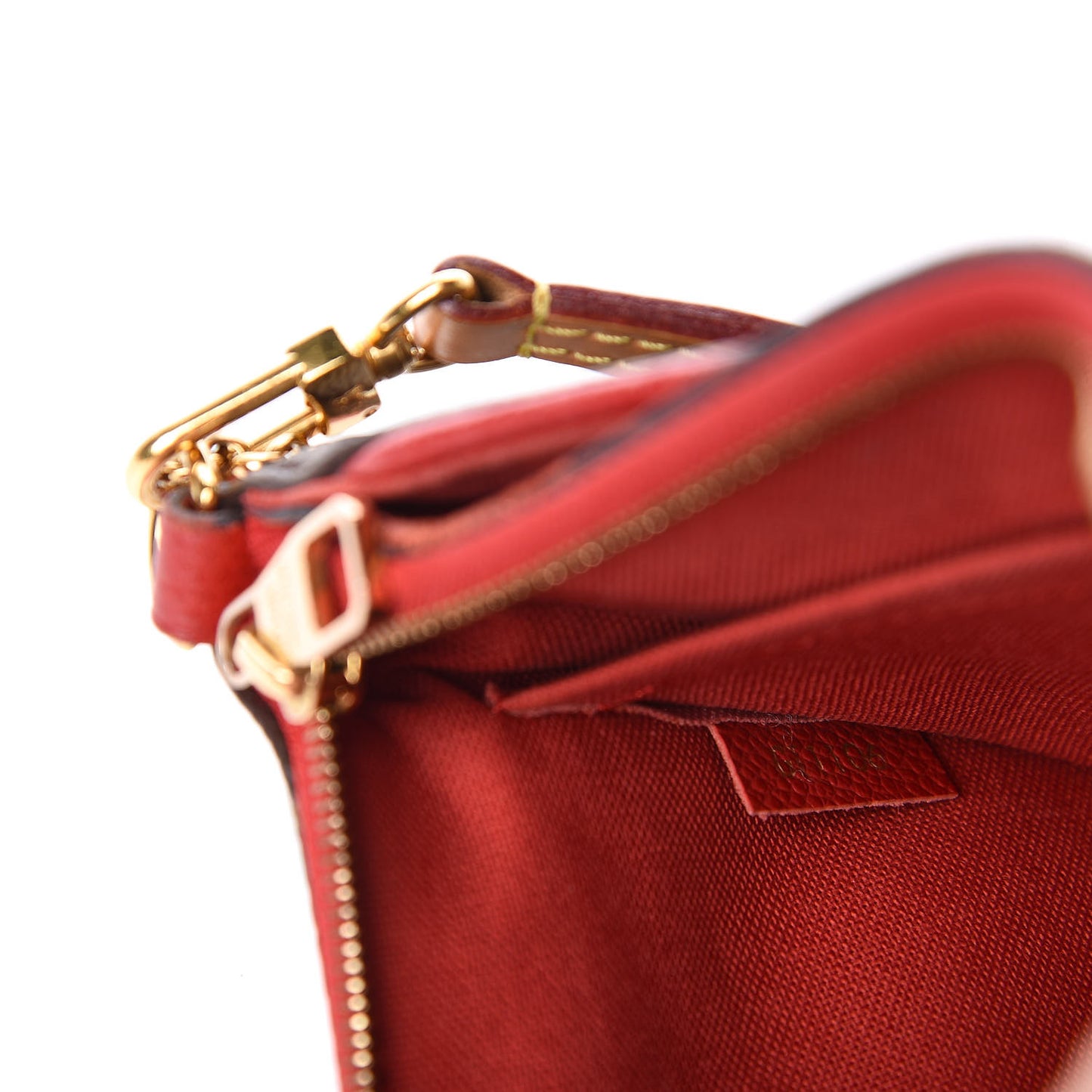 Monogram Pallas Clutch Cherry