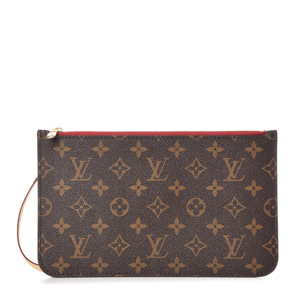 Louis Vuitton Monogram Neverfull MM GM Pochette Cherry 1 of 8