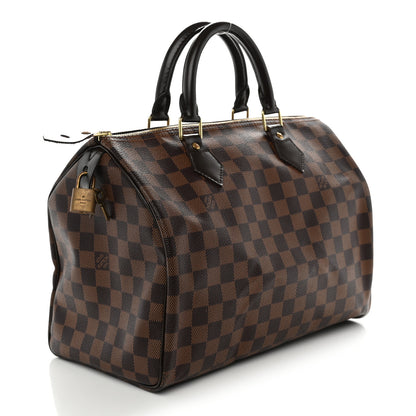 Louis Vuitton Damier Ebene Speedy 30 2 of 10