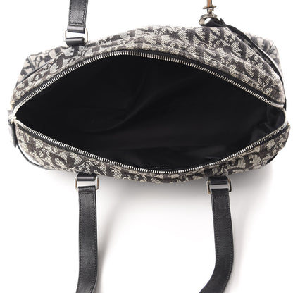 Christian Dior Denim Monogram Charms Shoulder Bag Black 4 of 11