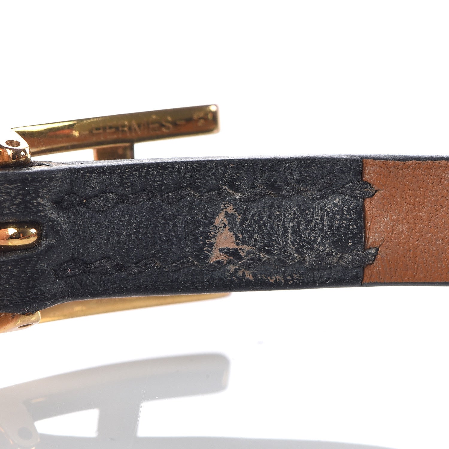 Hermes Chamonix Hapi 3MM Triple Tour Wrap Bracelet T2 Black 8 of 11
