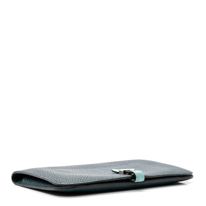 Hermes Togo Swift Dogon Duo Wallet Colvert Bleu Atoll 4 of 8