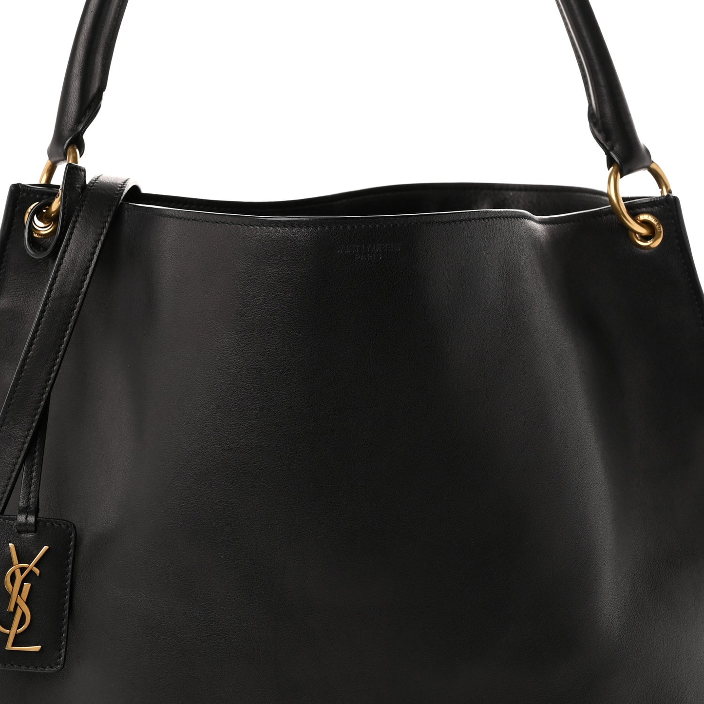 Calfskin Hobo Black