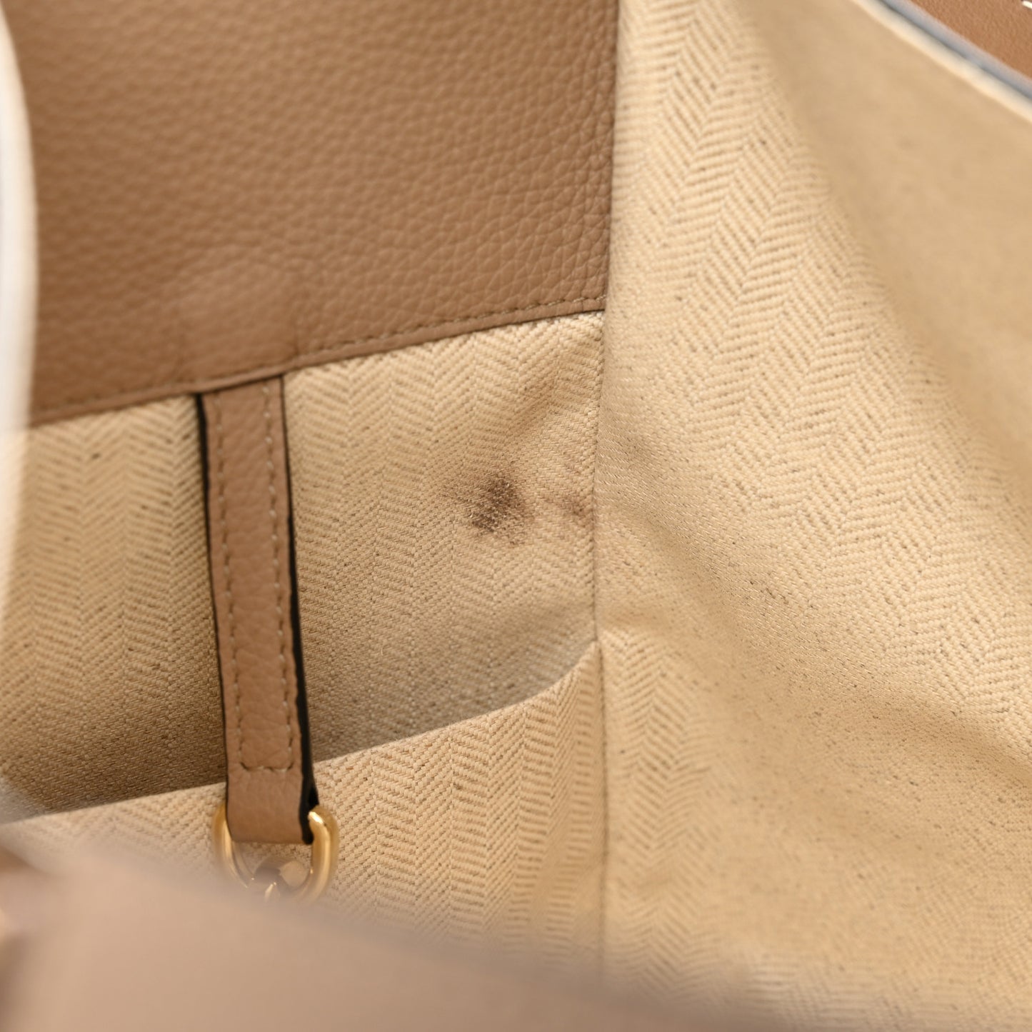 Calfskin Small Hammock Shoulder Bag Sand Mink