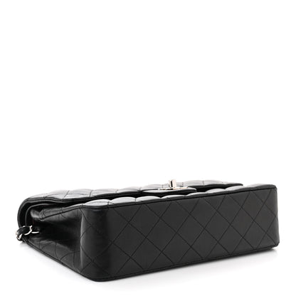 Chanel Lambskin Quilted Medium Double Flap Black 4 of 12